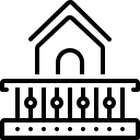 Deck construction icon