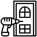Door installation icon