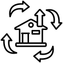 Home upgrading icon